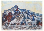 Hodler Ferdinand; Das Wetterhorn , ca. 1912