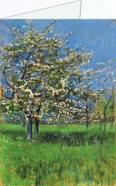 Hodler Ferdinand; Blühender Baum , 1899