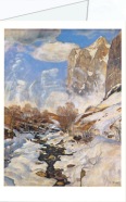 Hodler Ferdinand; The Avalanche , 1887