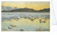 Hodler Ferdinand; Delta of the Maggia before Sunrise , 1893