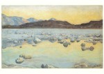 Hodler Ferdinand; Delta of the Maggia before Sunrise , 1893