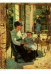 Hodler Ferdinand; Mother and Child in the Garden , 1889