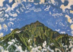 Hodler Ferdinand; The Niesen seen from the Heustrich , 1909