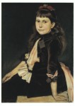 Hodler Ferdinand; Portrait of Marguerite Renaud, later Madame Grobéty, at the age of eleven and a half years , c. 1887
