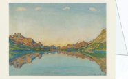 Hodler Ferdinand; The Lake of Silvaplana in Autumn , 1907