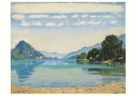 Hodler Ferdinand; The Lake of Thoune seen from Leissigen , c.1905/06