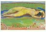 Hodler Ferdinand; Study for "The Desire" , c. 1907