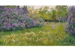 Hörmann Theodor von; Blühender Garten in Znaim , um 1893