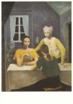Hofer Karl; Kartenspielende Mädchen , 1939