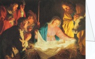 Honthorst Gerard van (eigentlich Gerrit van); Anbetung der Hirten , 1622