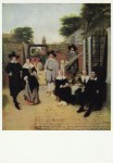 Hooch Pieter de; Holländische Familie im Hof ihres Hauses