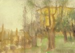 Hradil Rudolf; Landhaus bei Fiesole, 1984