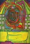 Hundertwasser Friedensreich; Grüne Spirale zu Hause