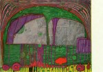 Hundertwasser Friedensreich; Das blinde und weinende Automobil