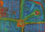 Hundertwasser Friedensreich; Die fünf Arme des Goldes über den vier Meeren