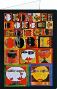 Hundertwasser Friedensreich; We live in Paradise - 99 Heads , 1952/99