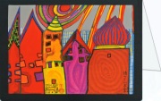Hundertwasser Friedensreich; Waiting Houses , 1969