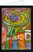 Hundertwasser Friedensreich; Snail Houses , 1987