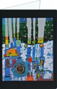 Hundertwasser Friedensreich; Blue Blues , 1994