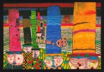 Hundertwasser Friedensreich; Hüte Tragen - Chapeaux qui Portent , 1982