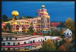 Hundertwasser Friedensreich; Die Wald-Spirale von Darmstadt (Detail)