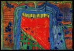 Hundertwasser Friedensreich; Garten im Regentropfen-Theater - Maul