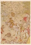 Indian Miniature; Battle-Scene