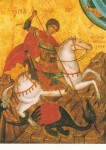 Icon Greec; St.George , 17th Cent.