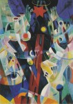 Itten Johannes; Der rote Turm , 1917/18