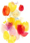 Iwasaki Chihiro; Tulpen und Kind , um 1970