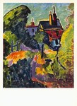 Jawlensky Alexej von; Haus zwischen Bäumen