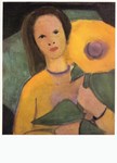 Jonquieres; Kind mit Sonnenblume