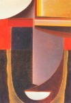 Jawlensky Alexej von; Abstrakter Kopf: Andante , 1933