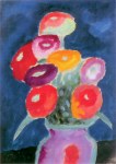 Jawlensky Alexej von; Blumen in einer Vase , 1918