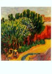Jawlensky Alexej von; Landschaft aus Carantec mit Frau , 1905/06