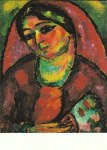 Jawlensky Alexej von; Der rote Schleier , 1912