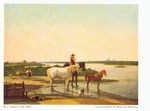 Kobell Wilhelm Alexander Wolfgang von; Isarlandschaft mit Blick auf München , 1819