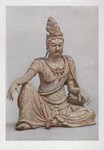 Chinesisch ; Bemalte Holzfigur