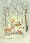 Kager Erica von; Angel baiting Birds in the Wood