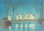 Kager Erica von; Six Angels with Lanterns