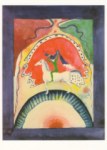 Kandinsky Wassily; Entwurf für den Umschlag des Almanachs "Der blaue Reiter" , 1911