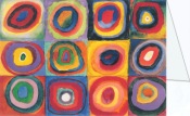 Kandinsky Wassily; Farbstudie: Quadrate mit konzentrischen Ringen , ca. 1913