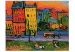 Kandinsky Wassily; Häuser in München , um 1908