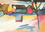Kandinsky Wassily; Naturstudie aus Murnau II , 1909