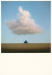 Keresztes Lajos; Zeichen des Lichts - Blau Pyramide