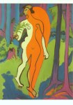 Kirchner Ernst Ludwig; Akt in Orange und Gelb , 1929/30