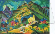 Kirchner Ernst Ludwig; Alpaufzug , 1918/19