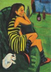 Kirchner Ernst Ludwig; Artistin - Marcella , 1910