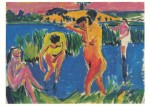 Kirchner Ernst Ludwig; Vier Badende , um 1909