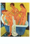 Kirchner Ernst Ludwig; Badende Frauen , 1915/25